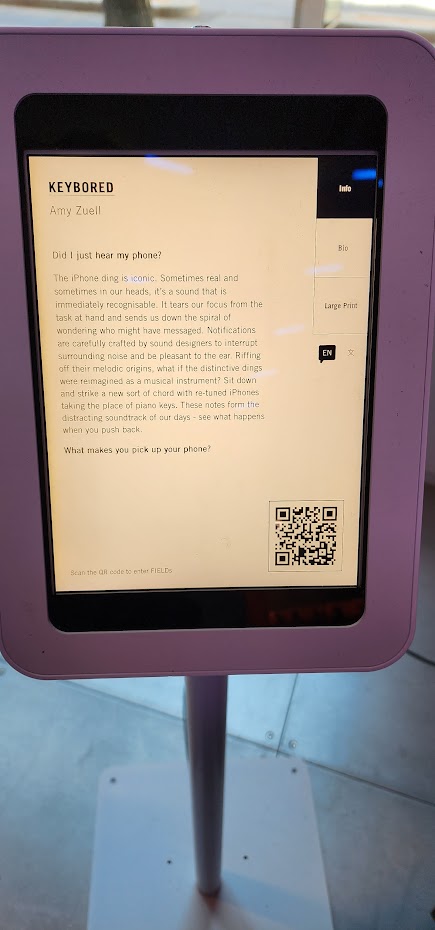 Keybored exhibit info